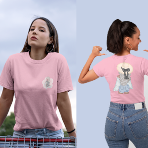 Graphic Print Women T-Shirt Dual00145W