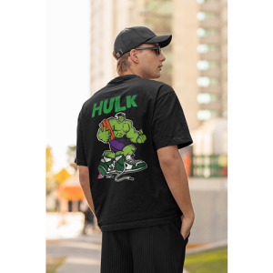 Drop Shoulder Graphic Print Crew Neck T-Shirt osm019