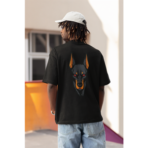 Drop Shoulder Graphic Print Crew Neck T-Shirt osm026