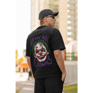 Drop Shoulder Graphic Print Crew Neck T-Shirt osm029