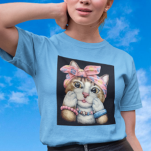 Graphic Print Women T-Shirt CCW029