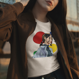 Graphic Print Women T-Shirt CCW037