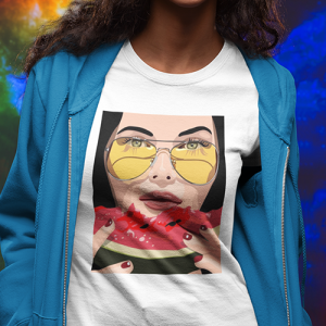 Graphic Print Women T-Shirt CCW038