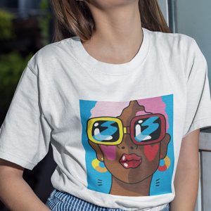 Graphic Print Women T-Shirt CCW039
