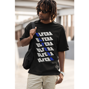 Drop Shoulder Graphic Print Crew Neck T-Shirt osm020
