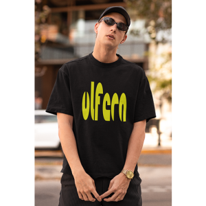 Drop Shoulder Graphic Print Crew Neck T-Shirt osm030