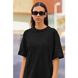 Drop Shoulder Graphic Print Crew Neck T-Shirt osw006