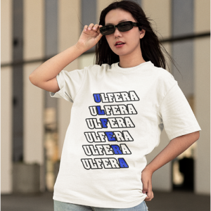 Drop Shoulder Graphic Print Crew Neck T-Shirt osw008